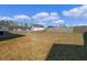 Large backyard surrounded by fencing and mature trees provides ample outdoor space at 3038 Chris Cir, Villa Rica, GA 30180