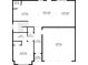 First floor plan showing the layout of the kitchen, dining area, living room, garage, and entry at 3038 Chris Cir, Villa Rica, GA 30180