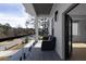 A outdoor seating on a balcony with neighborhood views at 4031 Oak Forest Cir, Marietta, GA 30062