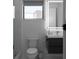This bathroom features a sleek vanity, illuminated mirror, and modern fixtures at 4031 Oak Forest Cir, Marietta, GA 30062