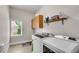 Bright laundry room equipped with modern appliances at 244 Cedar Ridge Way, Dallas, GA 30157