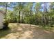 Expansive backyard lined with tall trees at 1550 Pine Creek Way, Woodstock, GA 30188
