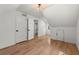 Spacious bedroom with hardwood floors, large closets, and easy access to ensuite bath at 2870 Ridgemore Nw Rd, Atlanta, GA 30318
