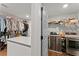 Dual closet areas, shelving and washer/dryer hookups making laundry efficient with clothing close by at 1903 River Birch Ln, Atlanta, GA 30316
