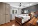 Comfortable bedroom with neutral tones, a ceiling fan, and ample natural light at 2724 Janellen Dr, Atlanta, GA 30345