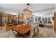 Open floor plan features dining area adjacent to the kitchen at 2724 Janellen Dr, Atlanta, GA 30345