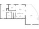Floor plan shows layout of basement with patio, bedroom, office, and garage at 2724 Janellen Dr, Atlanta, GA 30345