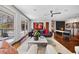 Inviting living room with hardwood floors, stylish furnishings, and outdoor access at 2724 Janellen Dr, Atlanta, GA 30345