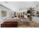 Bright living room with custom built-ins and access to the patio at 2724 Janellen Dr, Atlanta, GA 30345