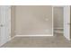 A minimalist bedroom offering a blank canvas for personalization at 4145 Alveston Dr, Atlanta, GA 30349