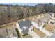 Exterior home view showing a two-story house with a driveway and backyard in a residential area at 4145 Alveston Dr, Atlanta, GA 30349