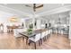 Open concept floor plan with hardwood floors, living room area, and a stylish gourmet kitchen at 6210 Bellmoore Park Ln, Duluth, GA 30097