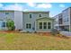 Backyard with manicured lawn and landscaping and patio area at 1098 Central Park Rd, Decatur, GA 30033