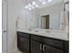 Bathroom featuring double sinks, and a large mirror at 1098 Central Park Rd, Decatur, GA 30033