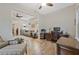 Office features hardwood floors, natural light, traditional desk and a view to living room at 1098 Central Park Rd, Decatur, GA 30033