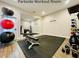 Well-equipped workout room featuring weights, machines, and motivational decor at 1098 Central Park Rd, Decatur, GA 30033