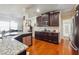 Kitchen with granite countertops, stainless steel appliances, and abundant cabinet space at 7514 Absinth Dr Pass, Atlanta, GA 30349