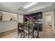 Modern kitchen featuring dining area with stainless steel appliances, granite countertops, and ample cabinet space at 1720 Little Willeo Rd, Marietta, GA 30068