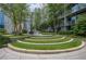 Well manicured terrace backyard providing outdoor space and greenery in a tiered setting at 44 Peachtree Nw Pl # 629, Atlanta, GA 30309