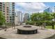 Enjoy rooftop views around this comfortable firepit and lounge area at 44 Peachtree Nw Pl # 629, Atlanta, GA 30309