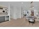 Open-concept design with dining room and bar area at 345 Sugarview Rd, Sugar Hill, GA 30518