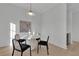 Cozy dining nook with natural light and modern furniture at 345 Sugarview Rd, Sugar Hill, GA 30518