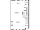 Second floor floorplan featuring kitchen, dining area, pantry, living room, and bath at 2020 Rivermont Way, Roswell, GA 30076