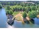 Scenic lake view featuring a covered gazebo at 429 Argonne Ter, Canton, GA 30115