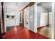 Bright interior space showcasing hardwood floors and access to another room at 814 Welch Sw St, Atlanta, GA 30310