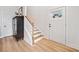 Inviting foyer with hardwood floors and a staircase at 2442 Lower Union Hill Rd, Canton, GA 30115