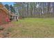 Lush backyard with mature landscaping, a patio, and plenty of room for recreation at 3441 Palace Ct, Tucker, GA 30084