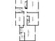 A well-organized floorplan layout showing the arrangement of rooms and spaces in the home at 1679 Sw Lisbon Sw Dr, Atlanta, GA 30310