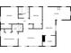 Detailed floor plan showcasing bedrooms, bathrooms, kitchen, living room, and laundry areas layout at 1886 Hazelwood Se Dr, Marietta, GA 30067