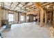 Spacious unfinished basement offers potential for customization with natural light and ample room at 3515 Montebello Pkwy, Cumming, GA 30028