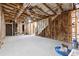 Unfinished basement with insulated walls and exposed ceiling at 3515 Montebello Pkwy, Cumming, GA 30028
