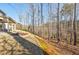 Expansive backyard with mature trees, offering privacy and a natural setting at 4870 Odum View Ln, Cumming, GA 30040