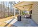 Spacious covered patio with comfortable seating and scenic views, perfect for outdoor living at 4870 Odum View Ln, Cumming, GA 30040