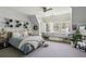 Bright bedroom with custom millwork, designer accents, and window seating at 710 E Northway Ln, Atlanta, GA 30342