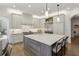 Gourmet kitchen with custom cabinets, stainless steel appliances, and a marble-topped island at 710 E Northway Ln, Atlanta, GA 30342