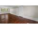 Attic space with hardwood floors and a dormer window at 2601 Semmes St, Atlanta, GA 30344