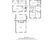 Detailed floor plan showcasing the layout of the home's three floors at 2720 Cold Springs Sw Trl, Marietta, GA 30064
