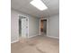 Unfinished basement featuring painted walls, neutral carpet, and recessed lighting at 1514 Haven Crest Dr, Powder Springs, GA 30127
