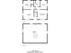 Detailed floor plan showcasing the layout of the first and second floors, including dimensions and room names at 1951 Brannen Se Rd, Atlanta, GA 30316