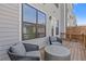 Cozy deck with outdoor seating and privacy fence, perfect for relaxing at 312 Concord St, Alpharetta, GA 30009