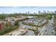 This is an aerial view of a commercial property and the Atlanta skyline in the background at 1115 Martin Luther King Jr Sw Dr, Atlanta, GA 30314
