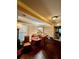 Dining room featuring hardwood floors, modern lighting and trim details at 698 Ira St, Atlanta, GA 30310