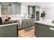 Modern kitchen featuring stainless appliances, quartz countertops, and ample cabinet space at 2876 Wendwood Dr, Marietta, GA 30062