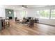 Bright living room featuring large windows, stylish seating, and a decorative fireplace at 2876 Wendwood Dr, Marietta, GA 30062