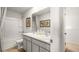 Contemporary bathroom featuring double vanity sinks and a shower-tub combination at 354 Friendship Oak Way, Hampton, GA 30228