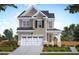 Charming two-story home featuring a two-car garage and welcoming front porch at 354 Friendship Oak Way, Hampton, GA 30228